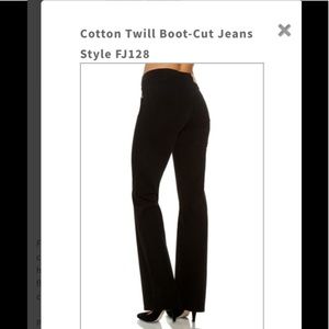 Brand NEW Fabrizio Gianni black jeans Size 6